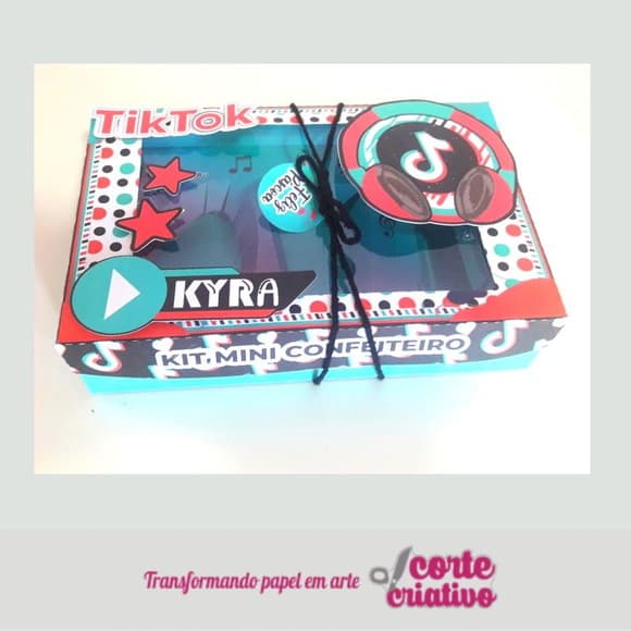 Caixa Mini Confeiteiro Tik Tok