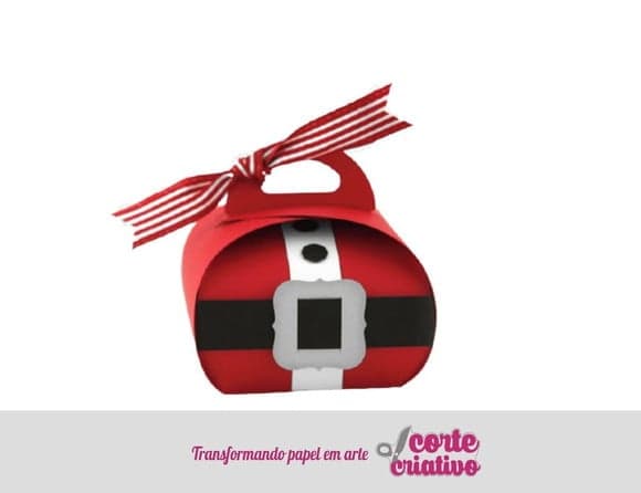 Caixa Papai Noel Lembrancinha de Natal