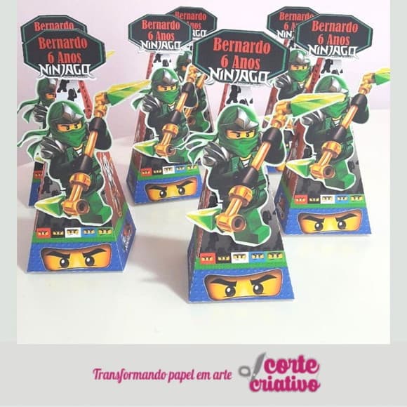 Caixa Pirâmide Ninjago