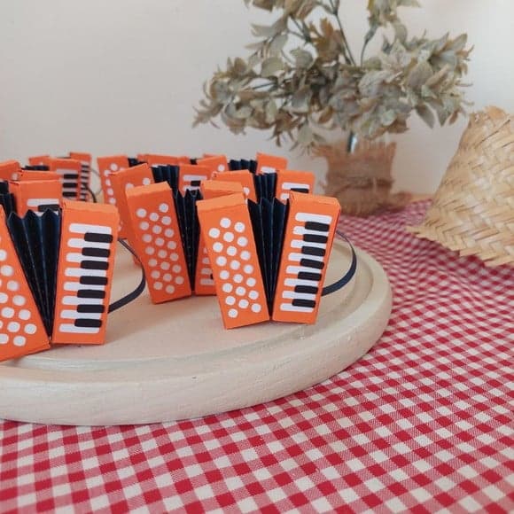 Caixa Sanfona Chocolate Duplo Festa Junina