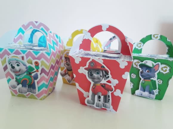 Caixa Sushi Patrulha Canina