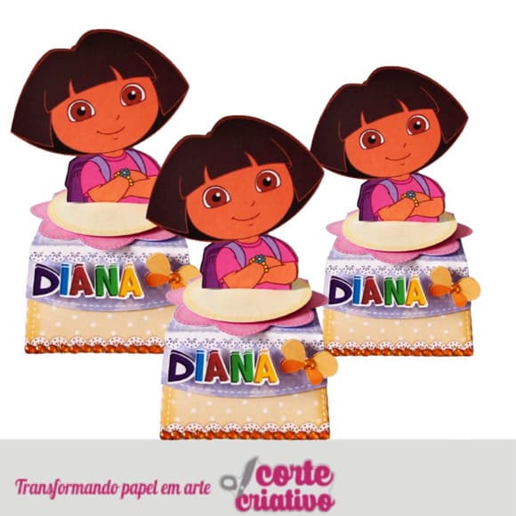 Caixa Trapézio Dora Aventureira
