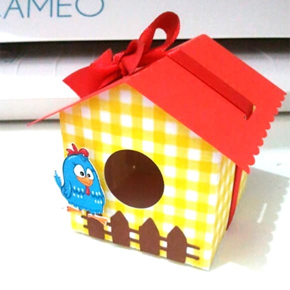 Caixinha Casinha Galinha Pintadinha