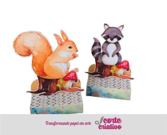 Caixinha Chocolate Duplo Bosque Encantado