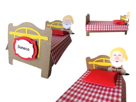 Cama Sete Anões Branca de Neve