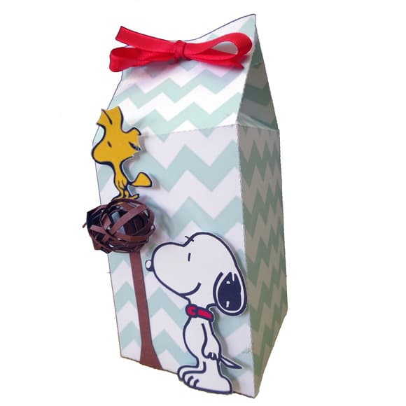 Caixa Milk Woodstock Snoopy