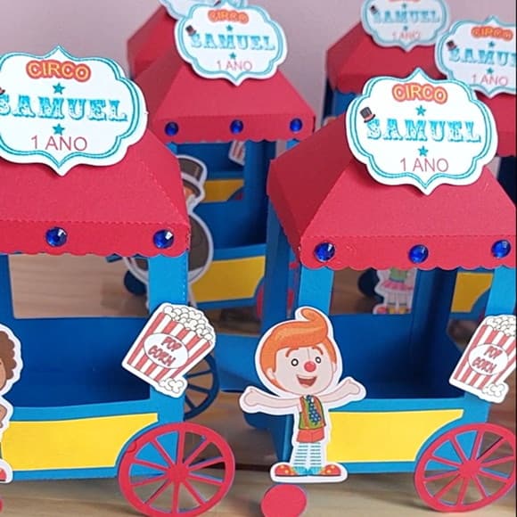Carrinho de Pipoca Circo do Bita Mundo Bita
