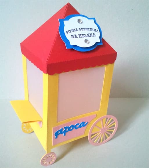 Carrinho de Pipoca Circo