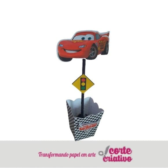 Centro de Mesa Tema Carros