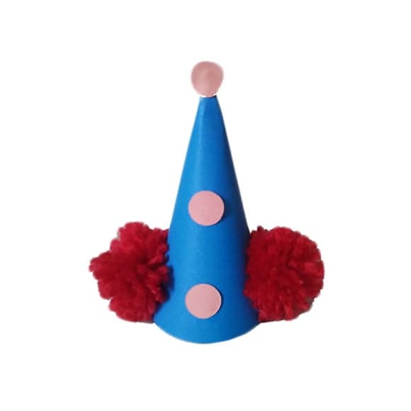 Chapéu de Palhacinho com Mini Pregador Circo