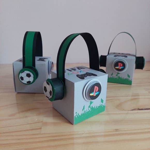 Convite Cartão Aniversário Controle Vídeo Game