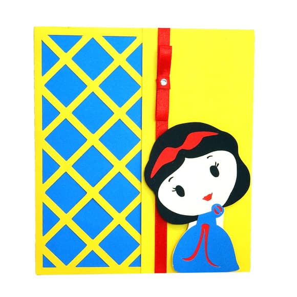 Convite Scrap Branca de Neve