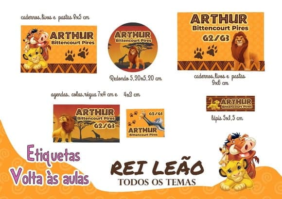 Etiquetas Escolares