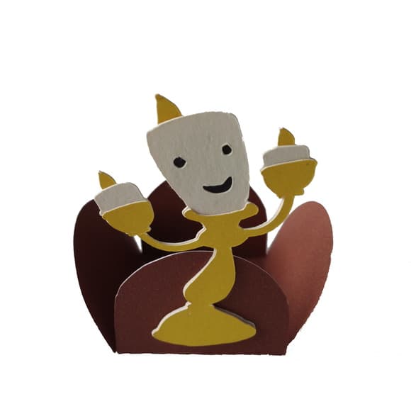 Forminha Lumiere a Bela e a Fera