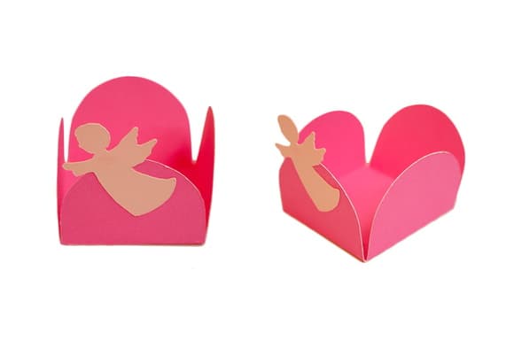 Forminha Doce Anjinho Rosa Batizado