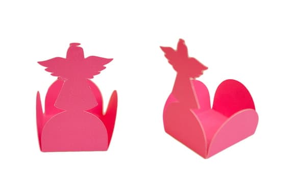 Forminha Doce Anjinho Rosa Batizado