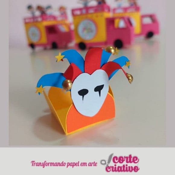 Forminha Pierrot Carnaval