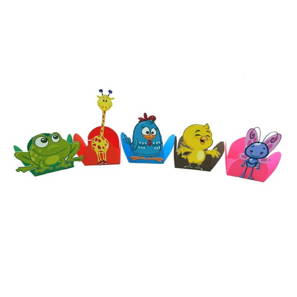 Forminhas de Doce Galinha Pintadinha