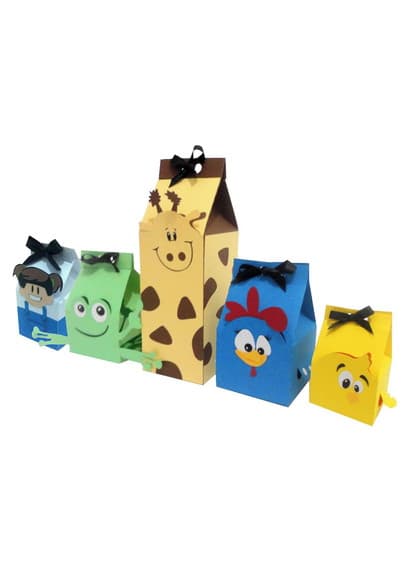 Kit Caixa Milk Turma Galinha Pintadinha