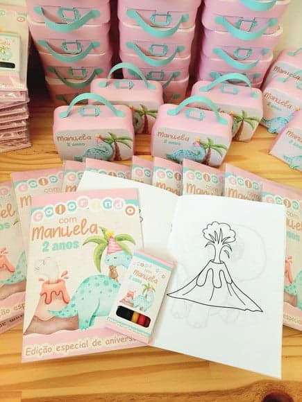 Kit Festa Baby Menina Dinossauro