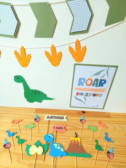Kit Festa Dino Cute Fofinho Dinossauros