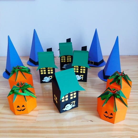 Kit Festa Lembrancinha Halloween 30 Itens