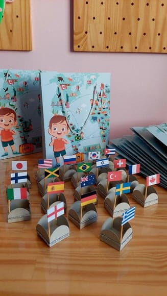 Kit Festa Menino Turista Volta ao Mundo