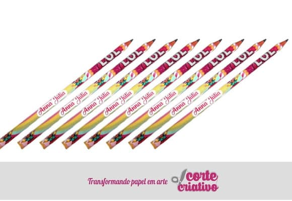 Lápis Personalizado Lol - Qualquer Tema!