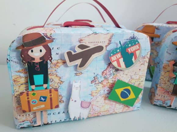 Maleta Turista Volta ao Mundo - Menina