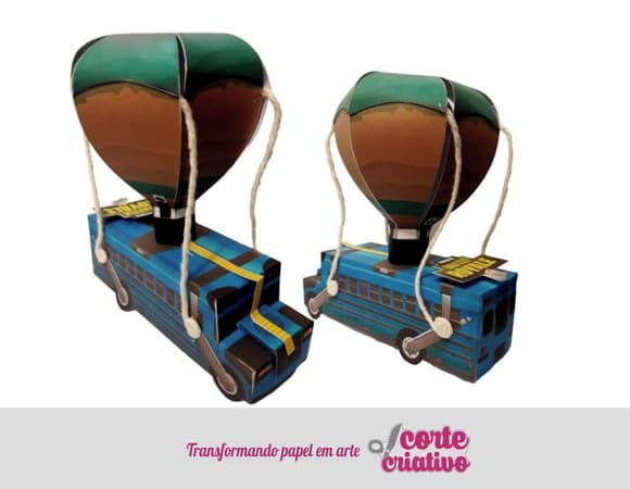Kit Festa Ônibus de Batalha Fortnite 10 Und