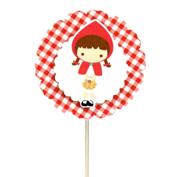 Pacote Topper Chapeuzinho Vermelho