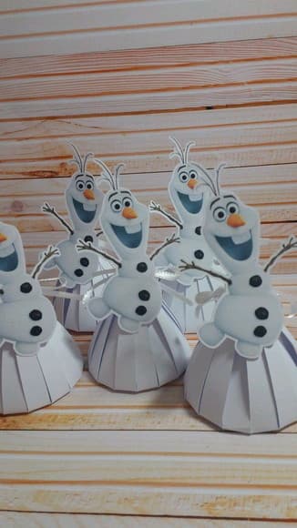 Porta Bombom Olaf Frozen