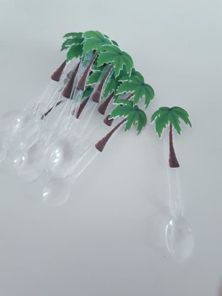 Colherzinha para Brigadeiro Coqueiro Havaiana Tropical