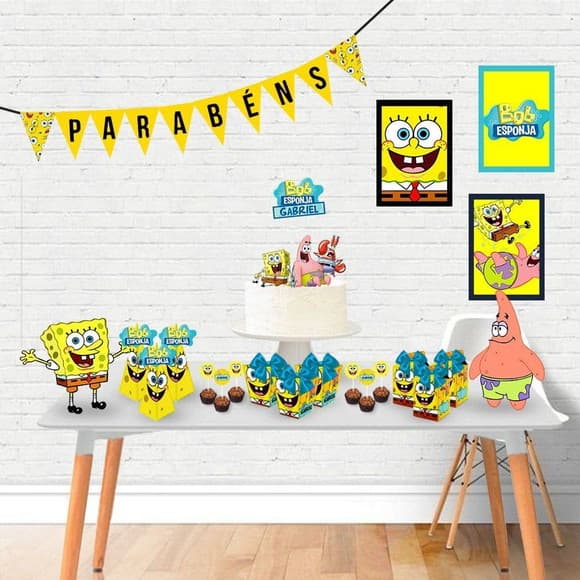 Só Um Bolinho Bob Esponja( Kit Festa)
