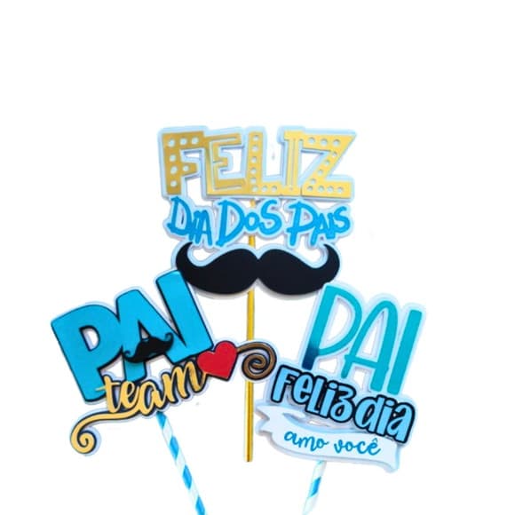 Topo de Bolo Dia dos Pais