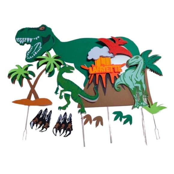 Topo de Bolo Dinossauros