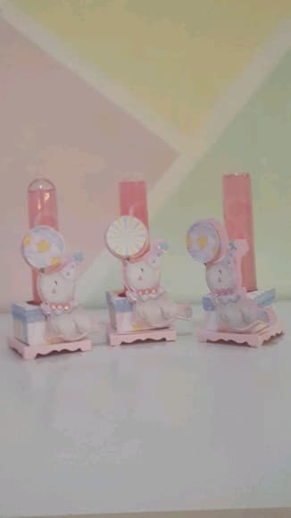 Tubete Bolinha Sabâo Circo Rosa Luxo