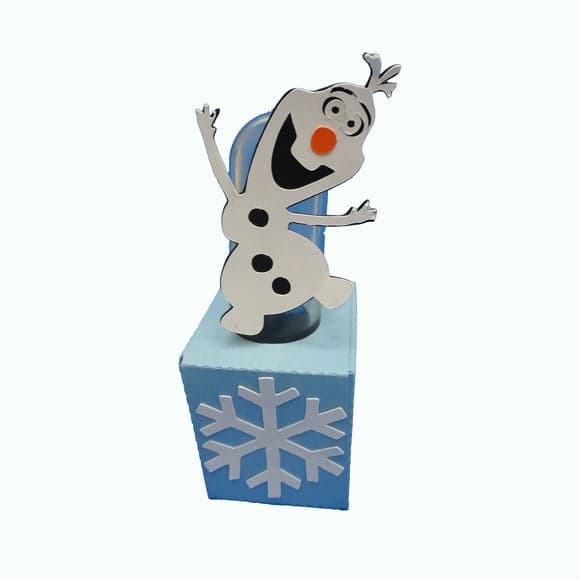 Tubete Olaf Frozen com Suporte
