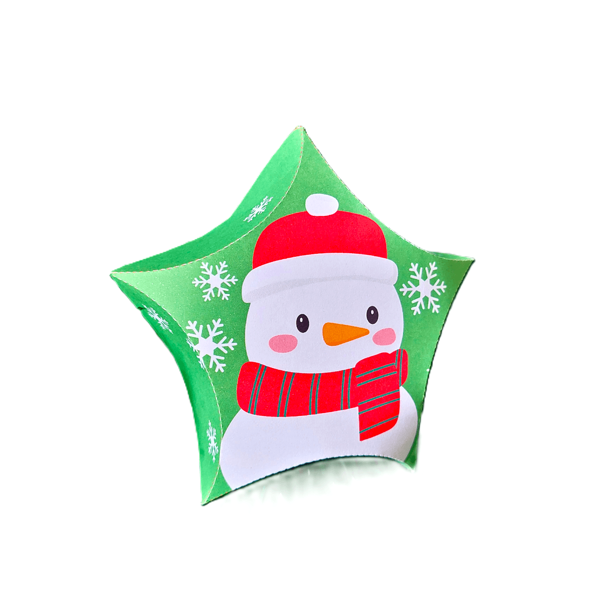 Caixa Estrela Bombom Decoração Árvore Lembrancinha de Natal